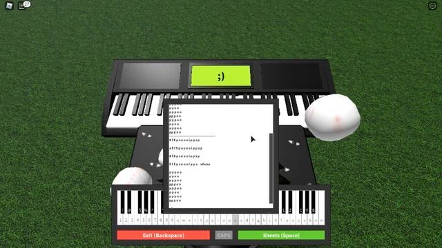 EEEAAAOOO - [Roblox Piano Sheet]