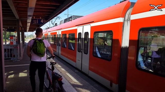 Züge | Trains in Viersen, Duisburg, Düsseldorf and Wuppertal | Germany | Deutschland смотреть онлайн