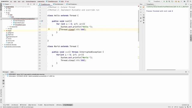 How Threading Works in Java Explained - A Typical Interview Question смотреть онлайн