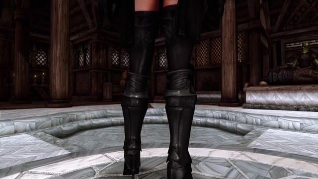 Skyrim - Valkyrie Ebony Armor - PC/Xbox CBBE/3BA Bodyslide