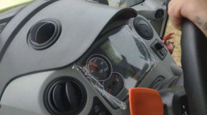 трактор CLAAS AXION 850 работаем на стерне