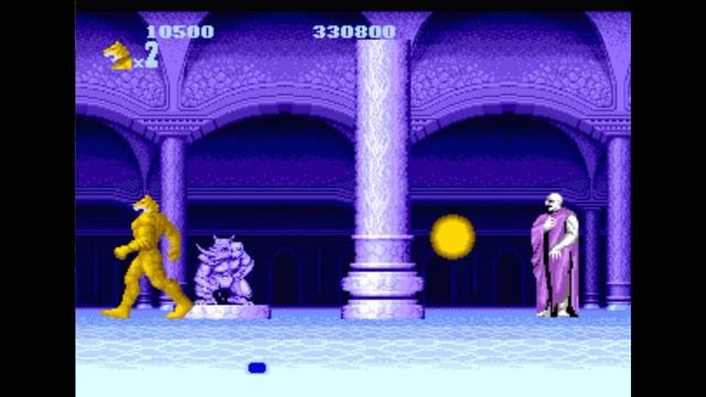 Sega Mega Drive 2 (Smd) 16-bit Altered Beast Битва с Боссами