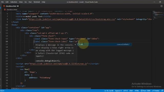 Penggunaan v-model pada Vue.js смотреть онлайн