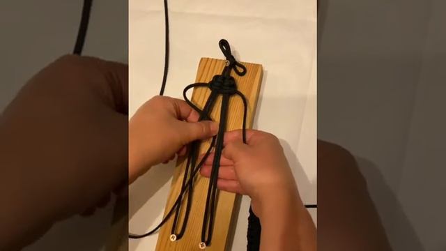 Армейский браслет. Схема плетения.