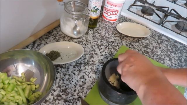 Cacık Tarifı Джяджик Турецкий Салат