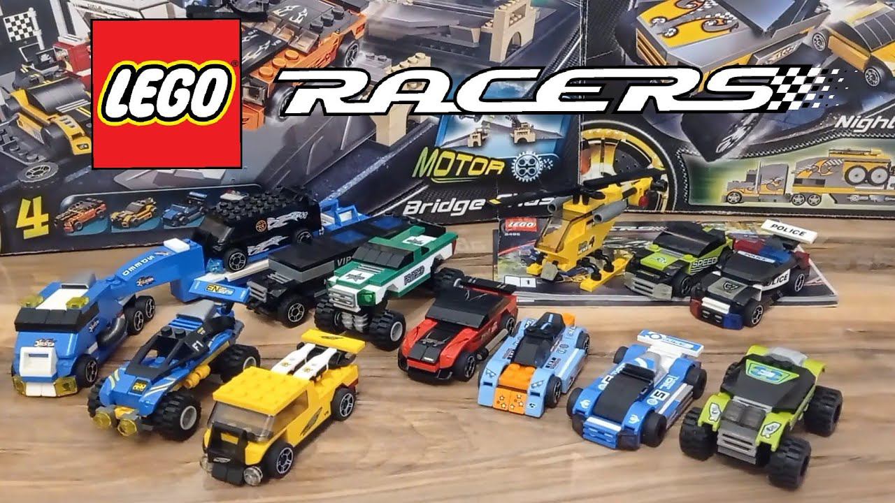 ДВА НАБОРА И 4 МАШИНКИ LEGO RACERS! - Обзор Lego смотреть онлайн