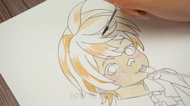Drawing BENNETT - Genshin Impact - An Art Minute || How to draw смотреть онлайн