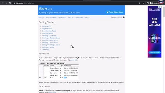 Presentación - Plugin jTable ? CRUD - Tabla HTML a PostgreSQL con Django (Python ?) y jQuery ? смотреть онлайн