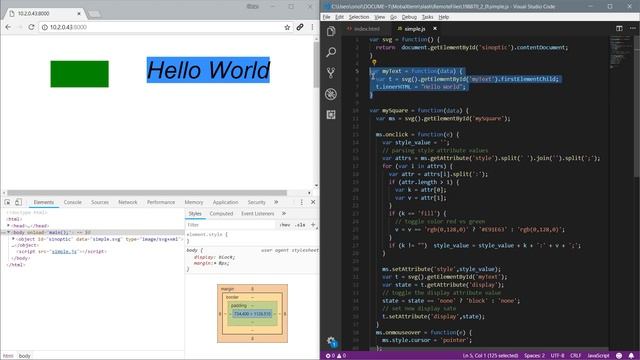 Playing with SVG files from JavaScript code смотреть онлайн