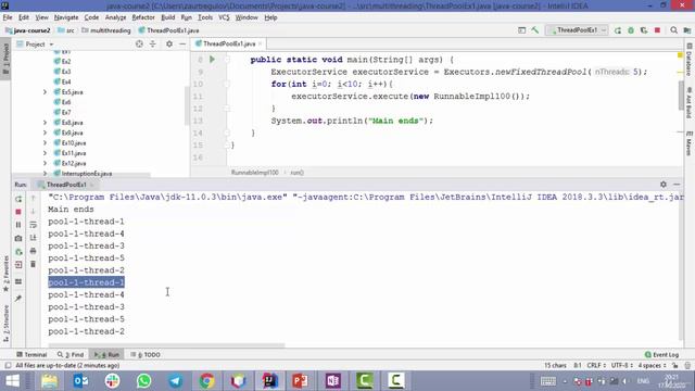 Java - получи чёрный пояс! 14. ThreadPool и ExecutorService. Часть 1 смотреть онлайн