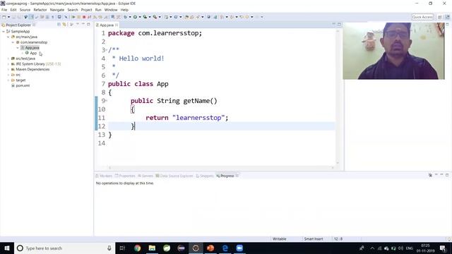maven project creation using eclipse IDE смотреть онлайн