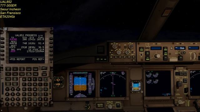 Vatsim Cross the Pacific - PMDG 777-300ER EFB on P3D v4.5 смотреть онлайн