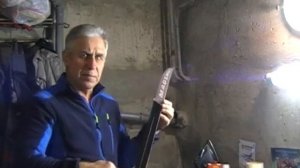 Нанесение парафина и мази держания на лыжи.