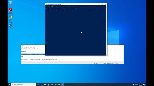 Install Hyper V on Windows 10 смотреть онлайн