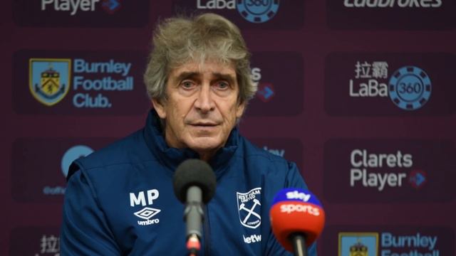 Burnley 2, West Ham United 0: Manuel Pellegrini Post Match Press Conference