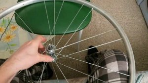 Как заспицевать колесо. Спицевание колеса велосипеда три креста 36 спиц.