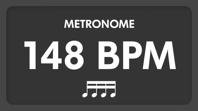 148 BPM - Metronome - 16th Notes смотреть онлайн