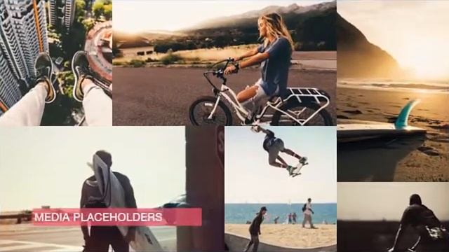 Скачать проект After Effects слайдшоу с шейповыми переходами sladeshow AE project смотреть онлайн