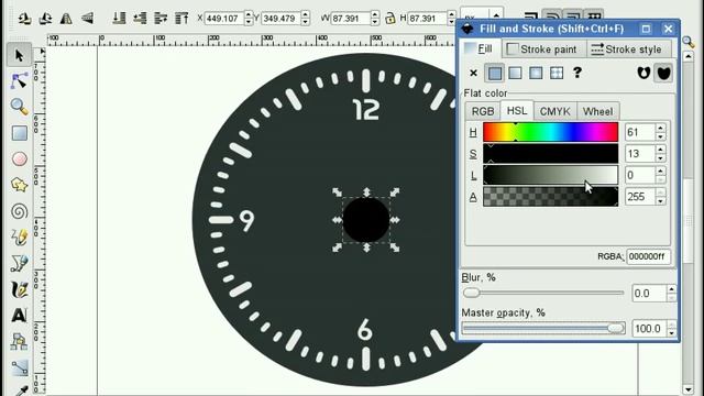 Inkscape. Эпизод 047 - Создание часов (Episode 047 – Create a Clock) смотреть онлайн