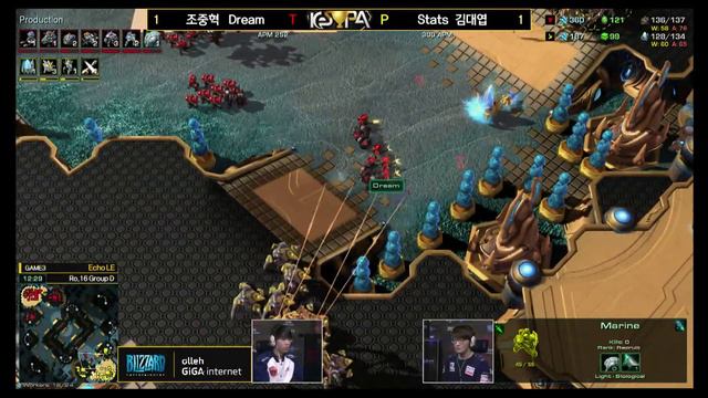 [KeSPA Cup] Dream vs Stats RO.16 Group D set3 -EsportsTV, Starcraft 2 смотреть онлайн