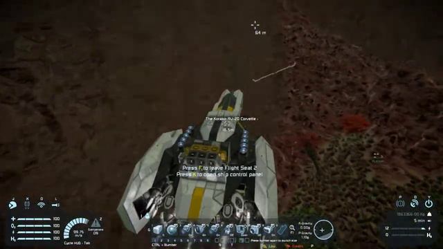 Space Engineers MID-6-3 Inertial Dampener Test смотреть онлайн