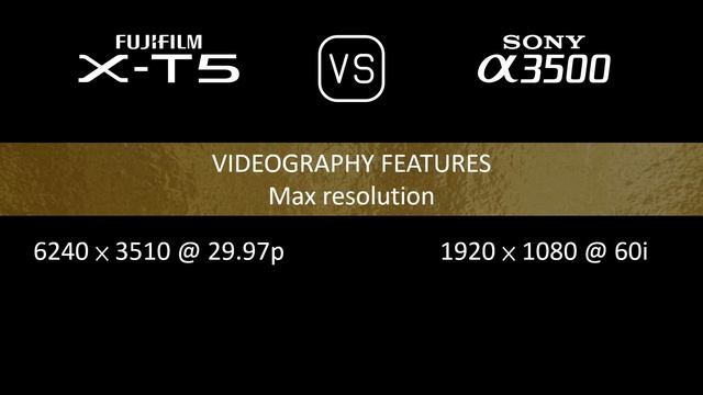 Fujifilm X-T5 vs. Sony A3500: A Comparison of Specifications смотреть онлайн
