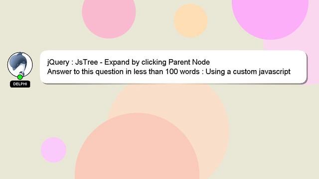 jQuery : JsTree - Expand by clicking Parent Node смотреть онлайн