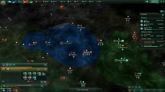 Stellaris Plantoids Campaign Walkthrough - Episode 5 New Enemies смотреть онлайн