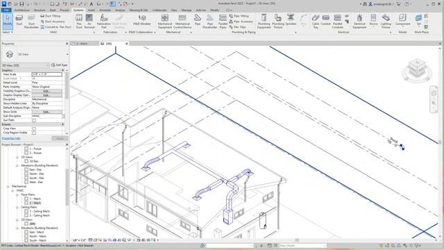 Revit MEP how to create an HVAC System смотреть онлайн