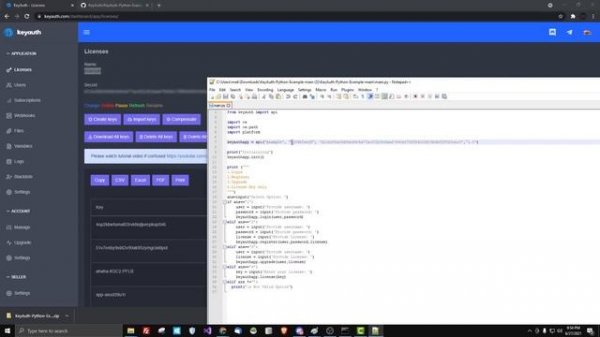 How To Setup KeyAuth Python Login System