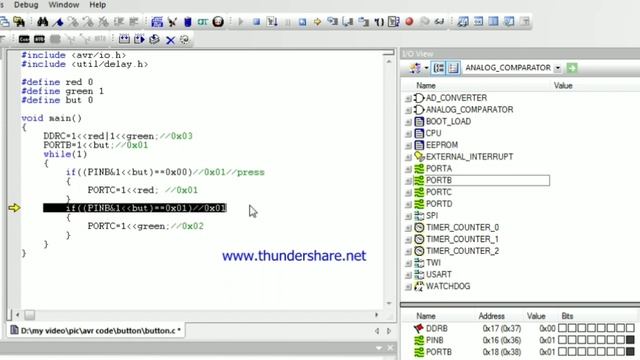 #27 How to Debug the Program in Avr Studio in #தமிழ். смотреть онлайн