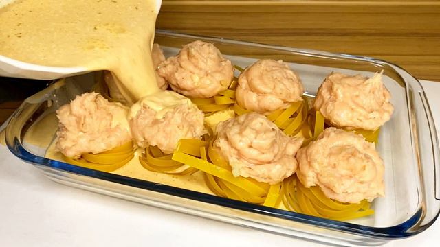 Гнезда с фаршем в духовке смотреть онлайн