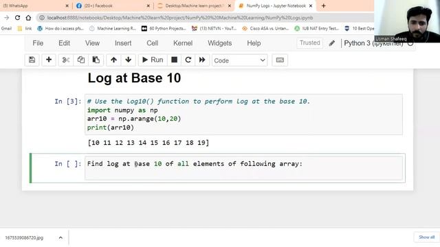 How to use the NumPy log function in Python смотреть онлайн