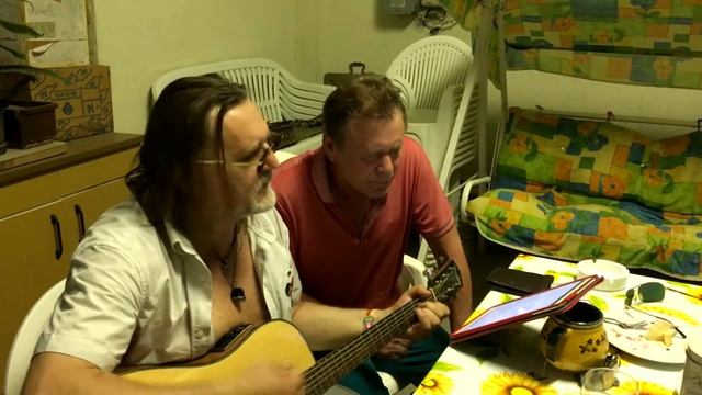 Банька по-белому. Сергей Молтянский и Гена Ибрагимов.