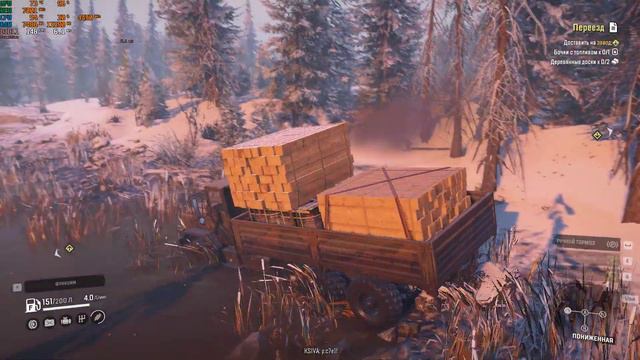 SnowRunner 2023 04 29 10 43 43 03 через реку с грузом смотреть онлайн