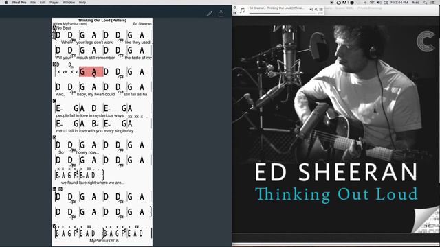 Thinking Out Love Chords at MyPartitur смотреть онлайн