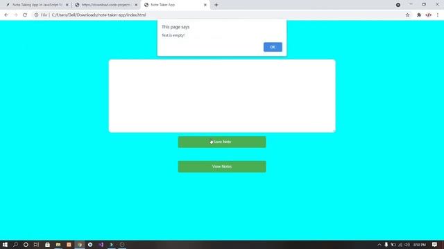 Note Taking App In JavaScript With Source Code | Source Code & Projects смотреть онлайн
