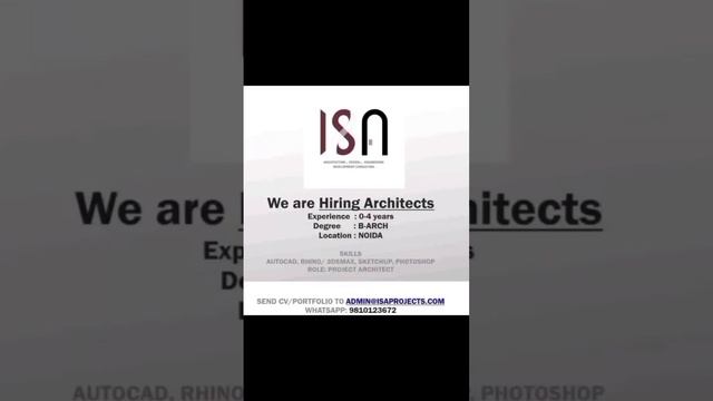 3d visualiser l architect l intern ship l interior designer l AutoCAD l #Civil Engineer #job vacanc смотреть онлайн