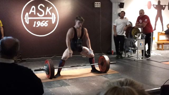 Alexander Eriksson - 247,5 kg deadlift @ 74 kg смотреть онлайн