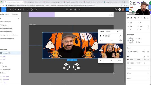 Figma for Edu: Using video in Figma prototypes смотреть онлайн