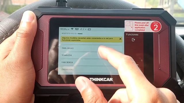 Opciones de Mantenimiento Escaner Automotriz Thinkcar Thinktool Reader 7 Thinkscan S4/S7 Plus смотреть онлайн