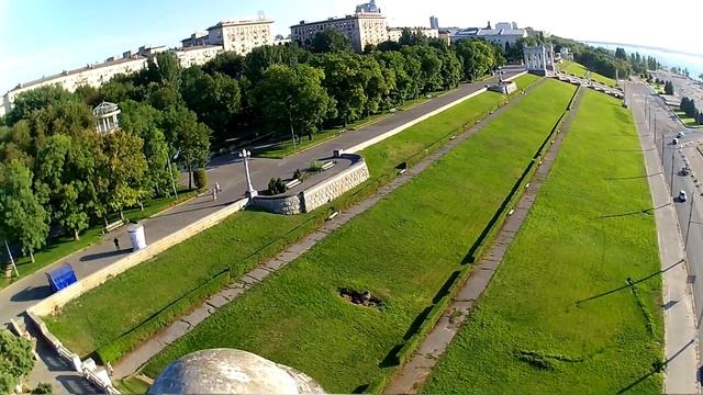 Центральная набережная, Волгоград. Любительская аэрофотосъемка смотреть онлайн