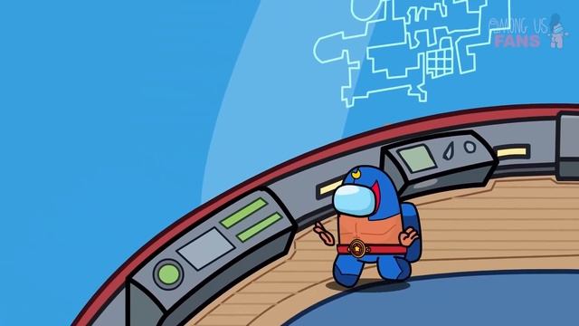 Mortis in Among Us ◉ funny animation - 1000 iQ impostor смотреть онлайн