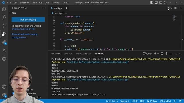Основы работы с процессами в Python смотреть онлайн