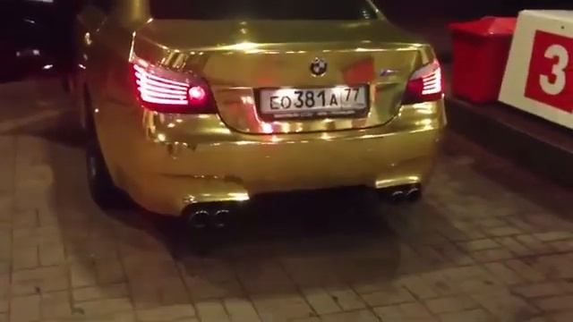 Выхлоп на bmw Давидыча e60 m5 (Тень) смотреть онлайн