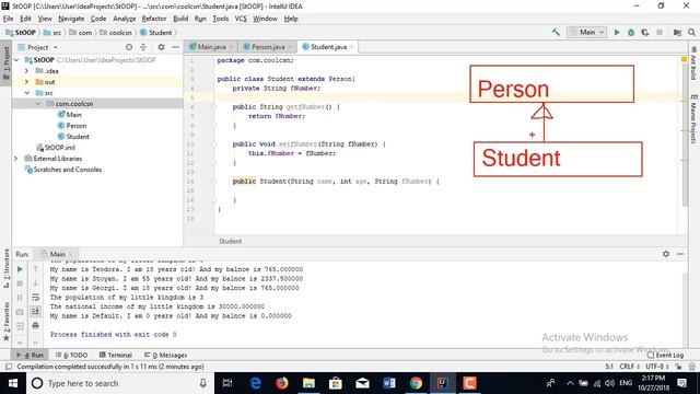 Java ООП Принципи на ООП - Наследяване смотреть онлайн