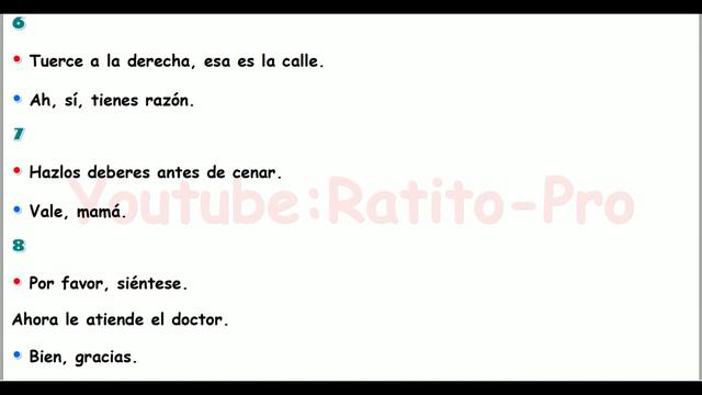 Conversaciones para aprender español I Nivel A1 I Learn Spanish I 8 смотреть онлайн