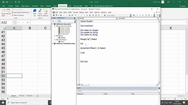 How to use Do Until Loop in VBA Excel In hindi Batch - 2 | Class - 18 смотреть онлайн