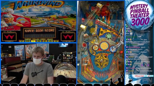 Whirlwind Pinball (Williams 1990) смотреть онлайн