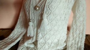 Ажурный кардиган спицами / Узор листья спицами / Осенний кардиган описание